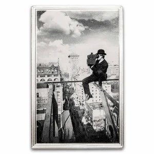 2026 Niue 1 Unze Silber "New York Between Sky and Lens" (Box & Zertifikat)