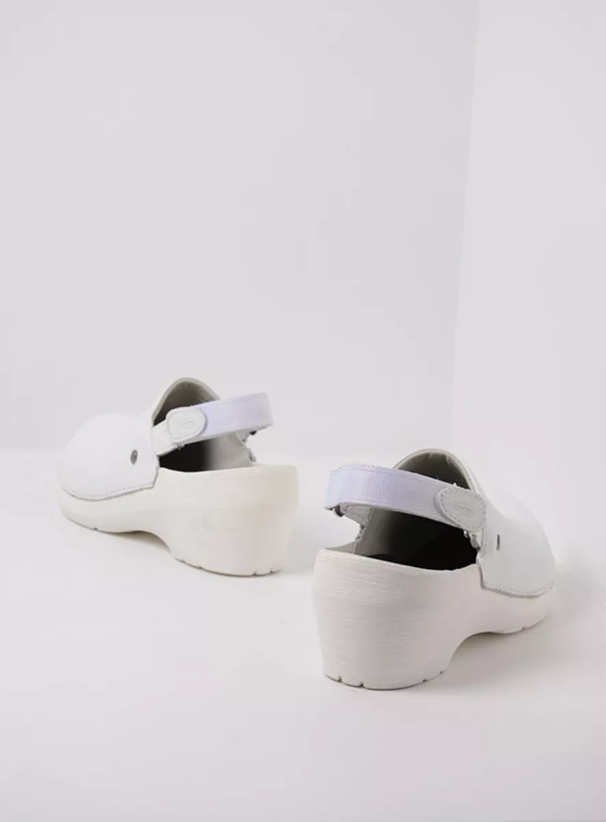 Multi Strap Clog – Leder weiß – Bild 5