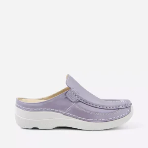 Roll Slide – Leder lavendel
