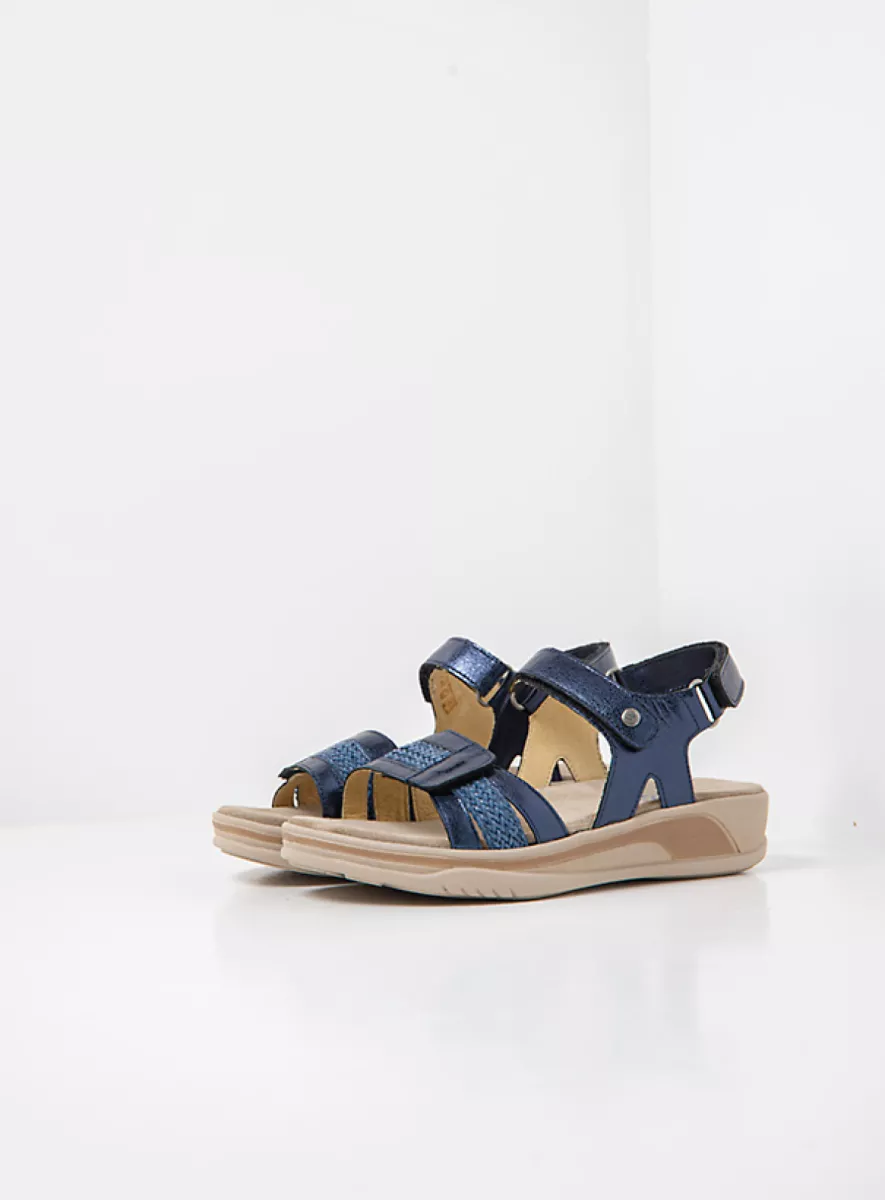 Fantom – Leder metallic blau – Bild 3