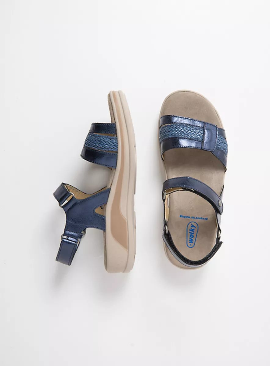 Fantom – Leder metallic blau – Bild 5